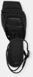 Souliers Martinez сандали с дебел ток от кожа LEA (LEA.BLACK)