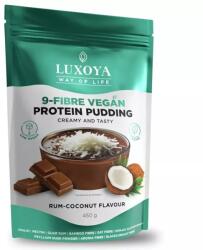 Luxoya 9-Fiber Vegan Protein Pudding Creamy And Tasty 450g DOY - Rum-Coconut Fla