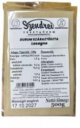 Szendrei Durum Lasagne Száraztészta 500g