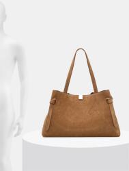 Yuzefi чанта tote дамска от велур GYOZA TOTE (YUZPF25.HB.GZT.S015)