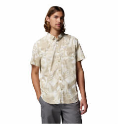 Columbia Rapid Rivers Printed Short Sleeve Shirt férfi ing XXL / bézs/fehér