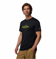 Columbia Zero Rules Light SS Graphic Crew férfi póló XL / fekete