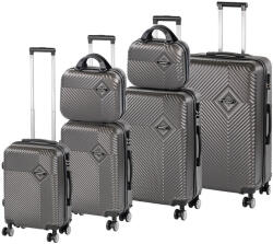 Leziter TraveLux Pro XXXXXIV gurulós bőrönd szett (LTRPBS-XXXXXIVGR) - tipparuhaz