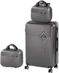 Leziter TraveLux Pro XIV gurulós bőrönd szett (LTRPBS-XIV-GR) - tipparuhaz