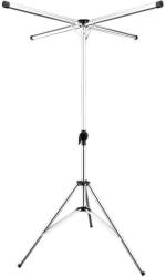 Flippy Ruhaszárító, Flippy, Összecsukható, Teleszkópos, 4 kar, Rozsdamentes acél, Időjárásálló, Szürke (125909) Ruhaszárító