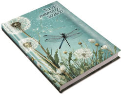 Realsystem Tanári határidőnapló A5, műbőr 150mmx210mm, fehér lapokkal pitypang 2026/2027 Realsystem (5311-66) - web24