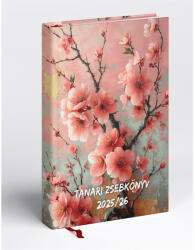 Realsystem Tanári határidőnapló A5, műbőr 150mmx210mm, fehér lapokkal lótusz 2026/2027 Realsystem (5311-70) - web24