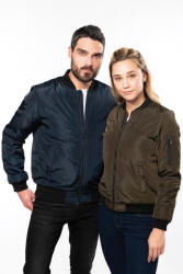 Kariban Férfi kabát Kariban KA6122 Men'S Bomber Jacket -S, Navy