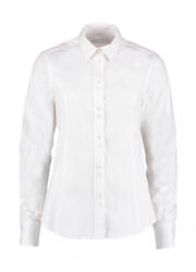 Kustom Kit Női hosszú ujjú blúz Kustom Kit Women's Tailored Fit City Shirt 2XL, Fehér