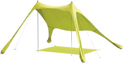 Outsunny Cort de plajă pliabil cu saltea UPF50+, stâlpi din aluminiu, lopată, țăruși și geantă de transport verde | Aosom Romania (A20-623V00YG) Cort