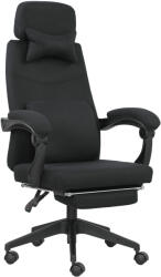 Vinsetto Fotoliu de birou mare confort spătar reglabil suport pentru picioare role 360° lin 62 x 68 x 127 cm negru | Aosom Romania (921-253V00BK)
