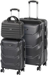 Leziter TraveLux Max IX gurulós bőrönd szett (LTRMBS-IX-BL) - platinashop