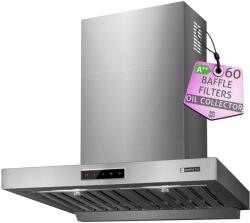 Kompatic Form 60 fali páraelszívó, 800 m³/h, A++ energiaosztály, 3 sebesség, 60 cm (KF60WPS)