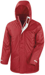Result Gyerek Kabát Kapucnis Result Children's Core Winter Parka -M (7-8), Piros