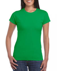 Gildan Női póló Gildan GIL64000 Softstyle -L, Irish Green