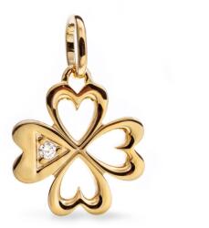 PANDORA ME 763034C01 Szív négylevelű lóhere függő charm