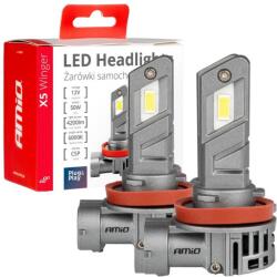 AMiO LED H8/H9/H11, 2 × 25 W - fehér (P20d foglalat), 2 db