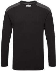 Portwest Kéttónusú T-Shirt L/S Black/Grey XXXL