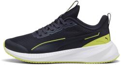 PUMA Puma, Flyer Lite 3 hálós sneaker oldalt logóval, Sötétkék, Limezöld, 36 EU (401526-02-3.5)