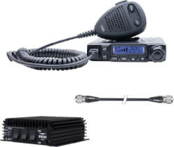 PNI Pachet statie radio CB PNI Escort HP 6500, amplificator RX-TX KL203P, AM-FM-SSB, 100W, 12V si cablu PNI R50 (pni-pack145) - cel Statii radio