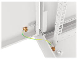 Lanberg Fali rack szekrény 19in 12U 600x450 szürke (WF01-6412-00S)