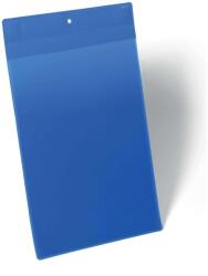 Durable Mágneses dokumentum tároló zseb A4, álló, 10 db/csomag, Durable Neodym, kék (174707) - pepita