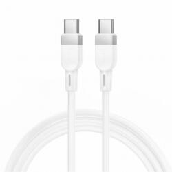 hoco. X109 adatkábel, töltőkábel, fehér (60W, 3A, USB-C to USB-C, 1m)