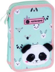 Astra Penar școlar echipat Astra - Panda, cu 2 fermoare (AS503023025) Penar