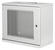 ASSMANN 19" 9U 460x540x400mm lapraszerelt perforált ajtós szürke fali rack szekrény (DN-19-09U-S-PD)
