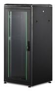 ASSMANN Rack Unique 19" 26U 1342x600x600mm üvegajtós fekete álló rack szekrény (DN-19 26U-6/6-B-1)
