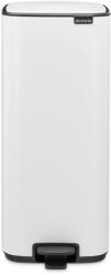 Brabantia Кошче за отпадъци с педал BO 30 l, бял, стомана, Brabantia (BRAB236921)