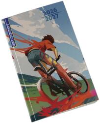 Realsystem Diák zsebkönyv REALSYSTEM papírborító 125x205mm biker 2026-2027 5313-61 (5313-61)