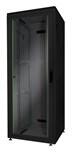 ASSMANN Rack Unique 19" 32U 1609x800x800mm üvegajtós fekete álló rack szekrény (DN-19 32U-8/8-B-1)