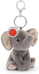 Keel Toys Breloc de pluș Keel Toys Keeleco - Pui de elefant, 12 cm (BC4406)