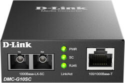 D-Link DMC-G10SC-E, 100-1000Base-T to 1000Base-LX SC Single-Mode (10 km) (DMC-G10SC/E)