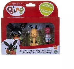 Golden Bear Toys Bing și prietenii: Bing la doctor, set de 3 figurine - Bing, Dr. Molly, Flop (BING3675) Figurina