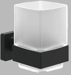 Villeroy & Boch Pahar de sticla, cu suport metalic, negru mat (Matt Black), Villeroy & Boch Elements Striking TVA152019000K5 TVA152019000K5 (TVA152019000K5)