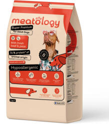 PETKULT Meatology, hrana uscata superpremium, hipoalergenica, pentru caini adulti, cu vita, 9 kg