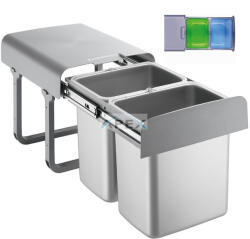 EKOTECH - Beépíthető hulladékgyűjtő EKKO 40 - 2x16 liter - webmuszaki