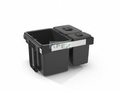 EKOTECH - Beépíthető hulladékgyűjtő FREE JAZZ 60 - 1x34 liter+1x7 liter+1x15 liter - webmuszaki