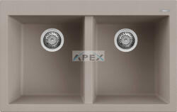 Elleci - Mosogatótálca Quadra 350 G43 Tortora (mul-LGQ35043)