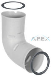 Aerauliqa 90°-os könyök DN75/63mm