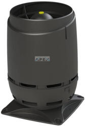 VILPE 125S 250x250-es FLOW tetőszellőző, fekete