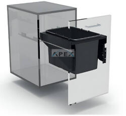 EKOTECH - Beépíthető hulladékgyűjtő FRONT 45 - 1x34 liter - webmuszaki