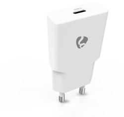 Nedis WCHAC20WT fali USB töltő, 20 W, GaN, PD3.0, 1, 67 / 2, 22 / 3, 0 A, USB-C, automatikus feszültségválasztás (WCHAC20WT) - compzone