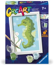 Ravensburger - CreArt pictura pe numere pentru copii calut de mare prietenos - RVSPBN23880 (RVSPBN23880)