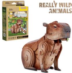 CubicFun - National Geographic Animale Salbatice Puzzle 3D Capibara 56 piese - CUDS1177h (CUDS1177h)