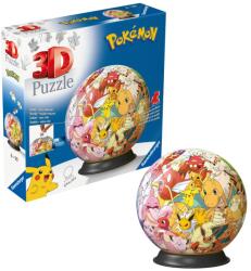 Ravensburger - Puzzle 3D bila personaje Pokemon 72 piese - RVS3D11595 (RVS3D11595)