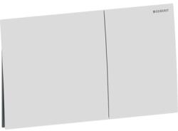 Geberit Sigma 70 nyomólap 2 mennyiséges öblítéshez, rozsdamentes acél, matt fehér, Easy-To-Clean bevonattal (GE-115.622.JT.1)