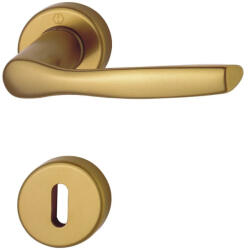 Hoppe Maner usa interior, Hoppe Milano, cu rozeta pentru cheie, material aluminiu, culoare bronz, 119x44 mm